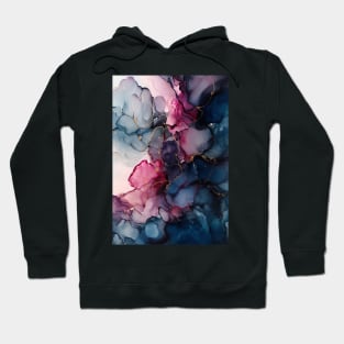 Blue and Pink Delight Hoodie